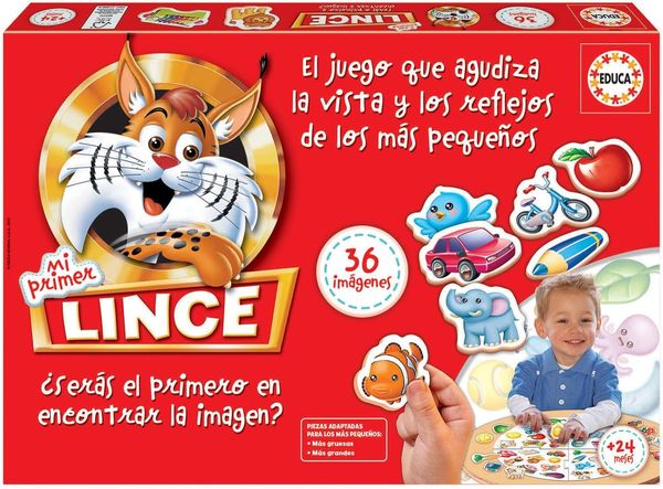 Educa — Mi Primer Lince: 36 Imágenes (juego de observación con piezas grandes)