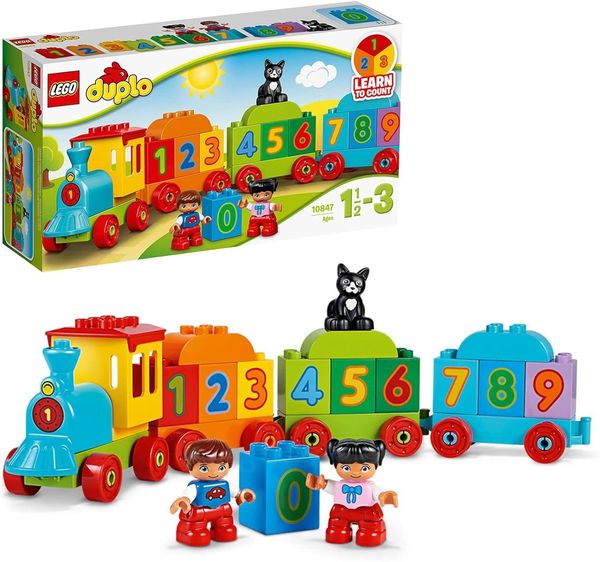 LEGO DUPLO — Tren de los Números 10847 (primeras construcciones)