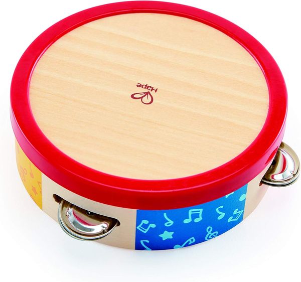 Hape — Pandereta de Madera (instrumento de percusión infantil)