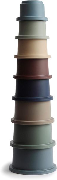 mushie — Torre de Vasos Apilables (8 tazas)