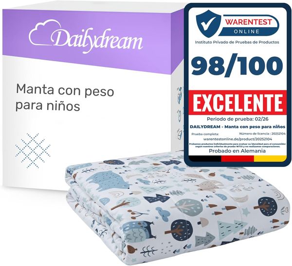Dailydream — Manta con Peso para Niños (2,3 kg · 90×120 cm)