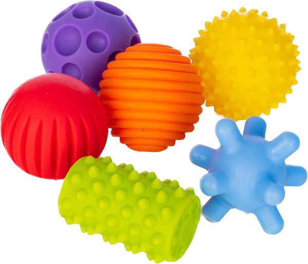 FANCY Baby — Set de 6 Pelotas Sensoriales Texturizadas
